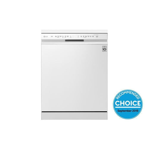 LG XD5B14WH QuadWash® Dishwasher in White Finish with 14 Place Settings